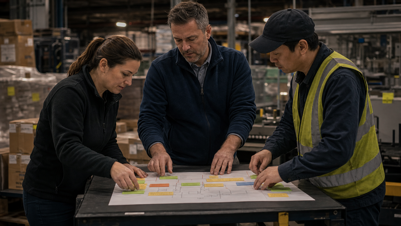 Ramp-Up & Post-Acquisition Stabilization leaders reviewing operating pressure