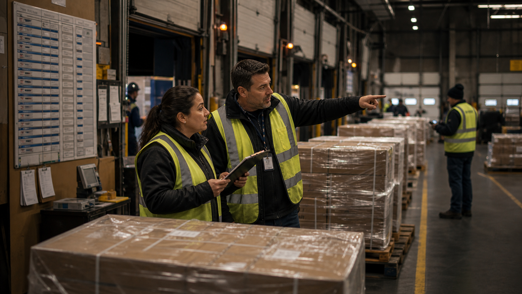Warehousing & Distribution leaders reviewing operating pressure