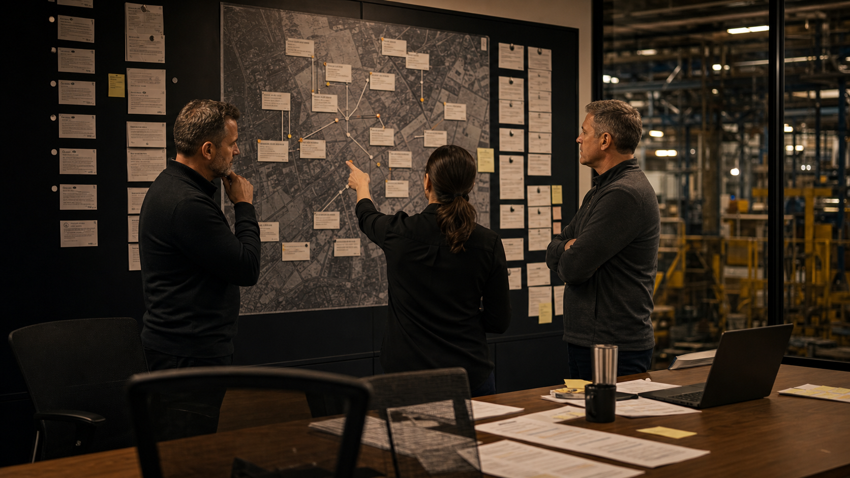Operations leaders choosing the right solution path from an operating pressure board